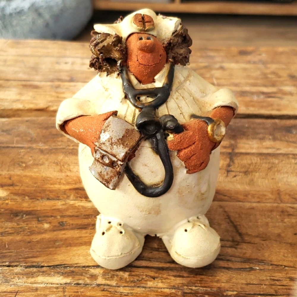 Pottery Nurse-Vintage 1989